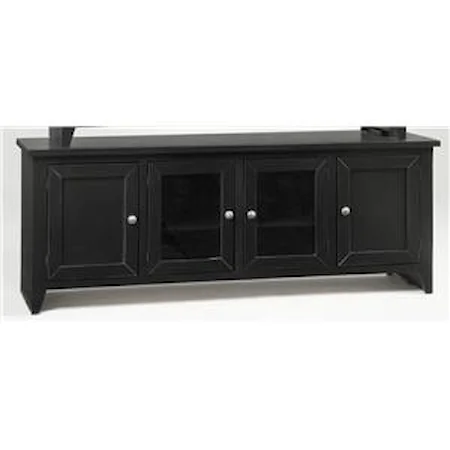 Contemporary 74" Console with Tapered Legs